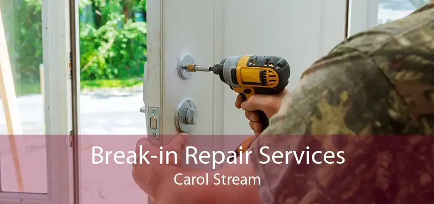 Break-in Repair Services Carol Stream