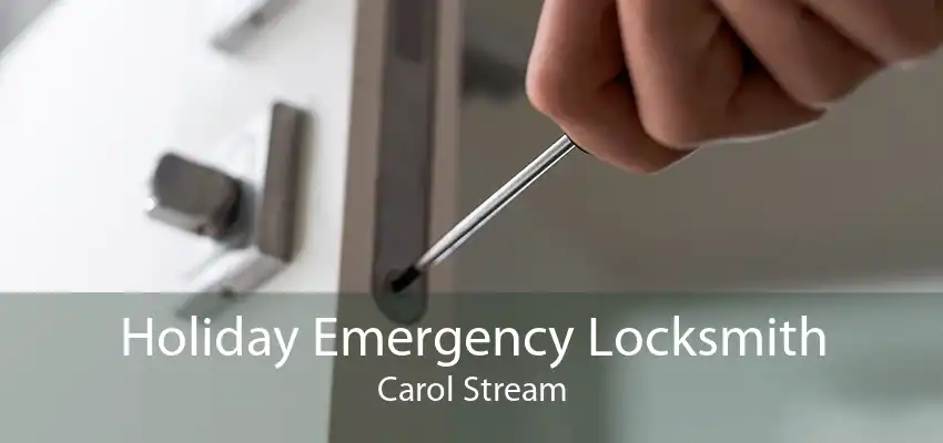 Holiday Emergency Locksmith Carol Stream