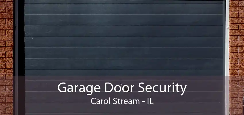 Garage Door Security Carol Stream - IL