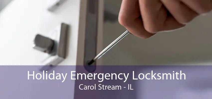 Holiday Emergency Locksmith Carol Stream - IL